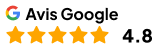 Évaluations Google 4.8 étoiles